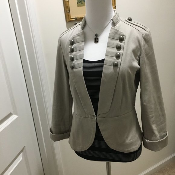 Vintage 90s H&M Military Style Jacket - Picture 9 of 11